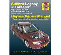 Subaru Legacy & Forester: Legacy 2000 thru 2009 - Forester 2000 thru 2008 - Includes Legacy Outback and Baja