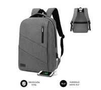 Subblim City 15.6'' Sac à dos pour ordinateur portable Gris Gris One Size