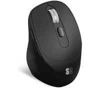 Souris sans fil Bluetooth Subblim Confort Ergo Dual USB 2.4 GHz 2400 dpi 5 boutons droitier couleur noire G