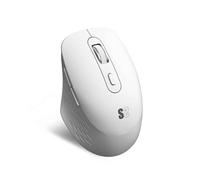 Souris sans fil Bluetooth Curve Ergo Dual USB 2.4 GHz 1600 dpi 5 boutons droitier couleur blanche