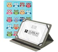 SUBBLIM Étui Universel pour Tablette Owls de 9,6"" à 11"" Pouces, Fermeture Bande élastique, Trois Angles de Vision, système de