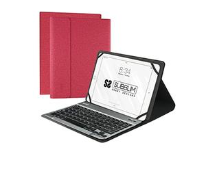 Subblim Funda Con Teclado KEYTAB Pro Bluetooth 10,1" Red