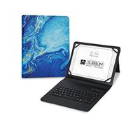 SUBBLIM FUNDA Tablet KEYTAB Pro BT Trendy MARMOL Azul