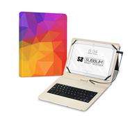 Étui pour tablette - Subblim - 11 pouces - Clavier micro USB - Type C - Motif triangulaire