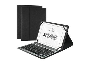 SUBBLIM Housse pour Tablette et Clavier SUB-KT2-BT0001 10.1" Noir Espagnol QWERTY QWERTY Bluetooth