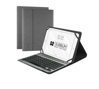 Subblim Housse pour tablette et clavier Keytab Pro Bluetooth 10,1 Gris Qwerty espagnol
