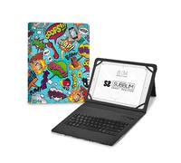 Subblim Keytab Pro Bluetooth Keyboard Case pour tablettes 9"-11"/ Comic