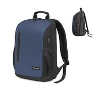 SUBBLIM Nomad Xpand Air Padding Sac à dos portable 15,6" extensible 18-21 L, USB-C, Air Padding Antichoc, 30 % PET recyclé, sangle trolley, dos ventilé