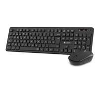 SUBBLIM SUBKBC-CSSW10 clavier Souris incluse Universel RF sans fil QWERTY Espagnole Noir