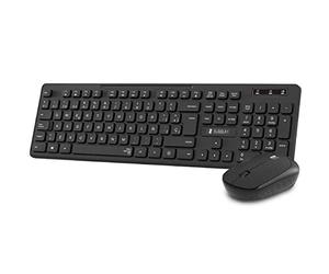 Subblim Pack Business Slim Teclado y Ratón Inalámbricos Negro