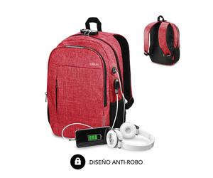 SUBBLIM SUB-BP-1UL0002 sac à dos Rouge Oxford