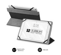 SUBBLIM SUB-CUT-2FC001 étui pour tablette 25,6 cm (10.1 ) Folio Noir