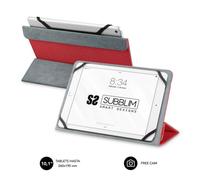 SUBBLIM Étui Tablette Universel Freecam Case 9,6" 11" Rouge