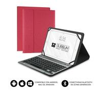 Subblim Sub-Kt2-Bt0003 Clavier Pour Tablette Qwerty Espagnole Bluetooth Rouge