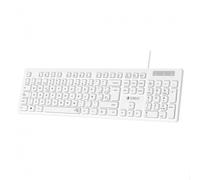 Clavier USB Subblim Business Slim et silencieux, blanc