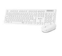SUBBLIM SUBKBC-CSSW11 Pack clavier souris Universel RF sans fil QWERTY Espagnole Blanc