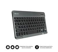 SUBBLIM TECLADO Bluetooth SM0002 Smart BT Grey BT 3.0 Soft Touch BATERIA 420MAH Compatible MULTIDISPOSITIVO