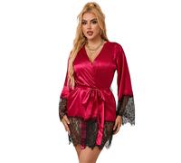 Subblime - 953812 pyjama dentelle élégant + string rouge s/m