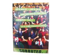 Subbuteo HE'S BALD! Il est vieux ! Carte d'anniversaire avec inscription « This card was all they sold ».