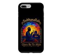 Subhanallah Glory Be to Allah Muslim Pray Art vitrail Coque pour iPhone 7 Plus/8 Plus