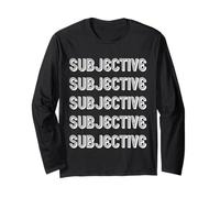 Subjectif Manche Longue