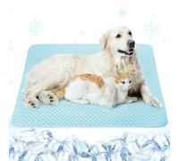SuBleer Tapis auto-rafraîchissant amélioré pour chien - Tapis de refroidissement respirant pour chiens et chats, utilisation en intérieur et en extérieur, couverture rafraîchissante lavable pour plus