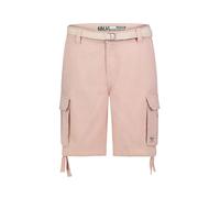 SUBLEVEL Bermuda Chino Cargo avec ceinture tressée