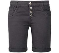 Sublevel Femmes Denim Bermuda Chino Stretch Shorts avec Surtaxe Confort Pantacourt avec Optique Usée