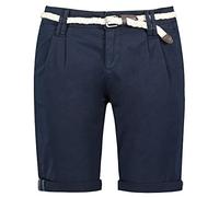 Sublevel Femmes Denim Bermuda Chino Stretch Shorts avec Surtaxe Confort Pantacourt avec Optique Usée