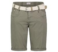 Sublevel Femmes Denim Bermuda Chino Stretch Shorts avec Surtaxe Confort Pantacourt avec Optique Usée