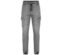 Sublevel Homme Jogger Jeans Cargo Pantalon Taille Élastique Poches