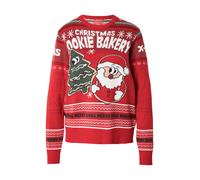 Sublevel Pull-over sapin / rouge / bordeaux / blanc, Taille M