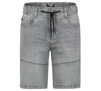 Sublevel W29 - W42 - Short de jogging pour homme - Bermuda en denim - Style vintage - Look usé, Gris denim 41, 38W