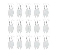 Sublimation Boucles d'oreilles vides en bois inachevé Dangle Feuille d'amour Pendentif Crochet pour la fabrication de bijoux Boucles d'oreilles à transfert de chaleur DIY