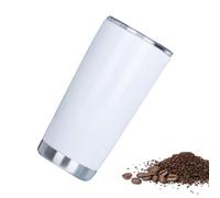 Sublimation Cups,20oz Double Wall Vacuum Lightweight Stainless Steel Cup With Leak-Resistant Lid | Food Service Equipment & Supplies, Sublimation White Straight Skinny Tumblers For Heat Transfer