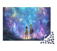 Sublime Glowing Cave Puzzle Puzzle De 1000 Pièces Jouet De Défi Adultes Et Personnes Âgées De Plus De 12 Ans Jeu De Puzzle Défi Éducatif Cadeau De Décoration Intérieure 52x38cm/1000pcs