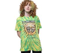 Sublime T Shirt 40Oz to Freedom Band Logo Nouveau Officiel Unisex Dip Dye Vert Size M
