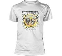 Sublime T Shirt 40oz to Freedom Band Logo Official Mens White Manches Courtes(Large)