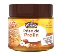 Sublimes vos desserts avec un goût intense de noisettes torréfiées - VAHINE Pâte de Pralin, pot de 200g - Lot de 3