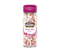 Sublimez vos pâtisseries avec des couleurs naturelles - VAHINE Décoration Alimentaire Party Mix Rose, pot de 55g - Lot de 4