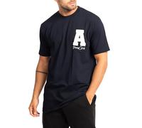 Subliminal Mode T-Shirt Homme Coton Col Rond Manches Courtes avec Broderie Lettre A - Style Classique Fashion - Basique - Coupe Classique BX128
