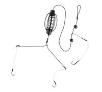 SUBLXPoten Cage à Appâts de Pêche 1 Pc Carp Fishing Feeder Pêche Appâts Cages Hameçon Rig Set Inline Method Feeder Tackle Bait Cage Pêche Outils(50g)