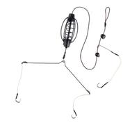 SUBLXPoten Cage à Appâts de Pêche 1 Pc Carp Fishing Feeder Pêche Appâts Cages Hameçon Rig Set Inline Method Feeder Tackle Bait Cage Pêche Outils(25g)