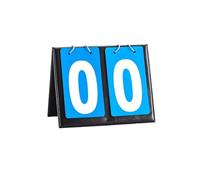SUBLXPoten Compteur de Score 1PC Cartes retournées Tableau de Bord Tabletop Score Keeper Portable Basketball Counter for Page Turning Ball Game Scoreboard(Blue 2 Digits)