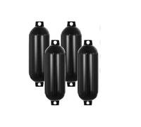 SUBLXPoten Garde-Boue De Bateau Lot de 4 Pare-Chocs de Bateau nervurés for Quai de Yacht, Protection for Bateau à rames, canoë, Ponton, voiliers, Yachts
