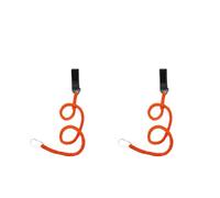 SUBLXPoten Laisses De Pagaie pour Kayak Lot de 1 à 4 laisses élastiques for pagaie Kayak, réglables, avec Crochet, for Canne pêche(2pcs 90-183cm)