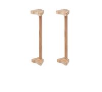 SUBLXPoten Parallettes Calistenics Support de Pompes en Bois avec poignées antidérapantes, Planche Fitness, callisthénie, Barres parallèles, équipement d'exercice for la Maison(50CM-Bearing 500KG)