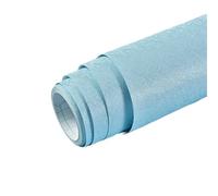 SUBLXPoten Rouleau Isolant Thermique Papier peint autocollant en soie de couleur unie, 40 cm, résistant à l'humidité, for salon, chambre coucher, décoration murale(Light blue,40cmX5m)