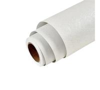 SUBLXPoten Rouleau Isolant Thermique Papier peint autocollant en soie de couleur unie, 40 cm, résistant à l'humidité, for salon, chambre coucher, décoration murale(White,40cmX10m)