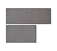 SUBLXPoten Tapis Entree Interieur Tapis de Sol en Caoutchouc Chenille et Terre diatomées, épais Longs, imperméables, for Cuisine(Dark Gray)